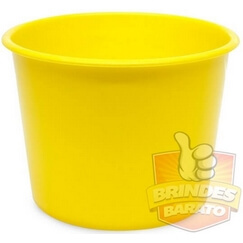 Balde de Pipoca Atacado Amarelo