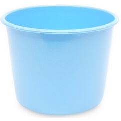 Balde de Pipoca Azul Bebê