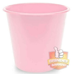 Balde de Pipoca Rosa Bebê Tradicional