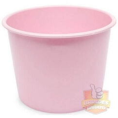 Balde de Pipoca Rosa Bebê
