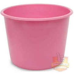 Balde de Pipoca Rosa Chá