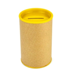 Cofrinhos de Papelão Amarelo