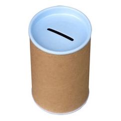 Cofrinho de Papelao Azul Bebê