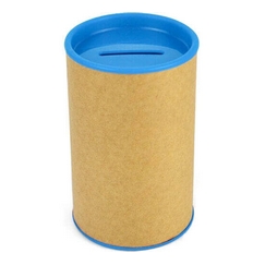 Cofrinho de Papelao Azul Celeste