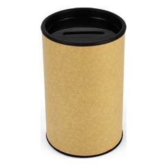 Cofrinho Papelão Tampas Preta